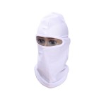 Face protection mask / hood, for paintball, skiing, motorcycling, airsoft, white color